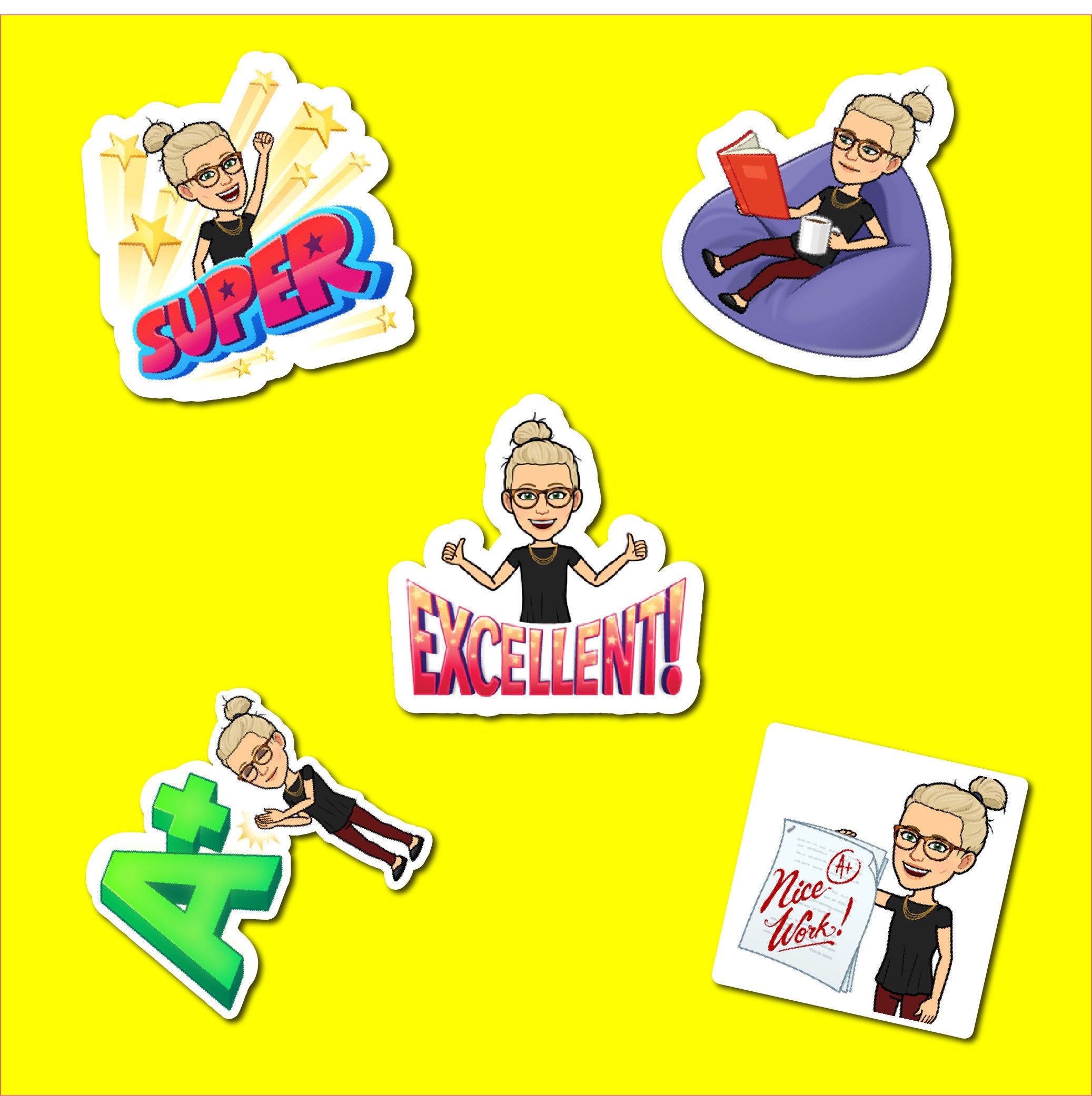 Bitmoji Sticker Etsy