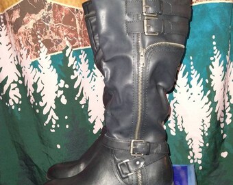 White Mountain REMI Biker Zipper BOOTS 