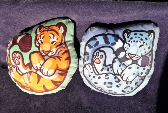 35cm Big Cat Plush Pillows Etsy