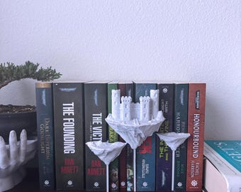 Floating Castle Bookshelf Insert: Sci-Fi Fantasy  Book Decor
