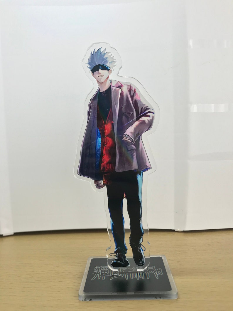 Gojo Acrylic Stand Art jujutsu Kaisen Anime | Etsy
