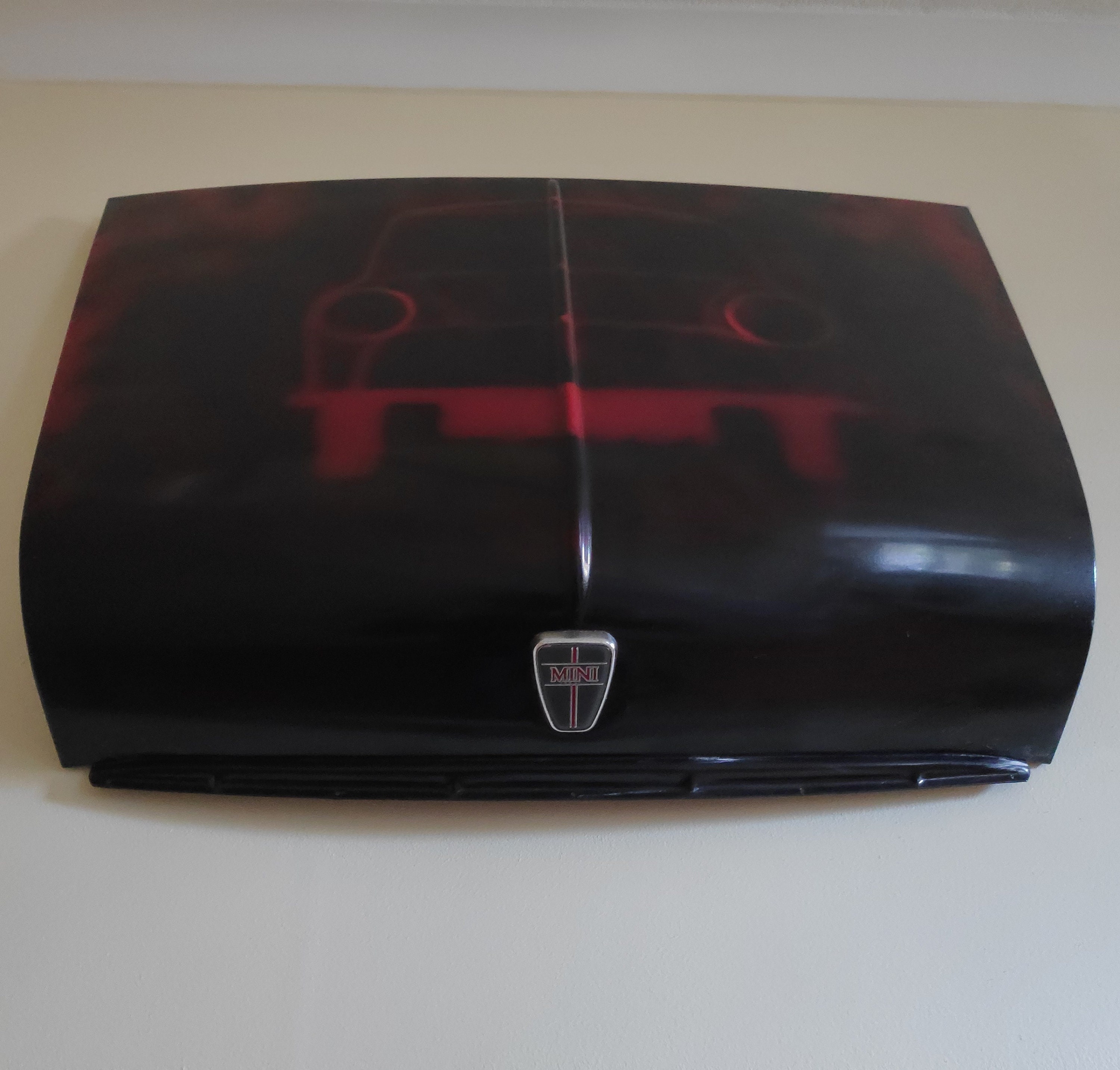 Mini Bonnet Wall Art Classic Car Wall Hanging | Etsy