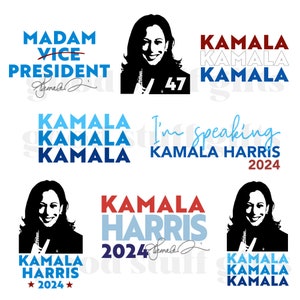 Kamala Harris 2024, Harris for President, Election 2024, Democrats, Political PNGs, TShirt Designs, Print Sublimation PNG, Instant Download