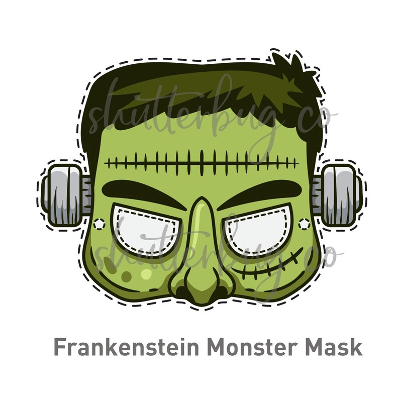 Halloween Masks, Printable Masks, Monster Masks, Halloween Costume