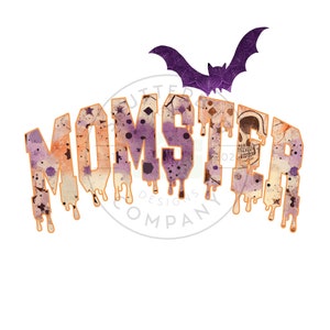 PNG Momster, Design camicia di Halloween, PNG di Halloween, Grunge, Creepy, Goth, Sublimazioni di stampa digitale, Download istantaneo, PNG per Shirs