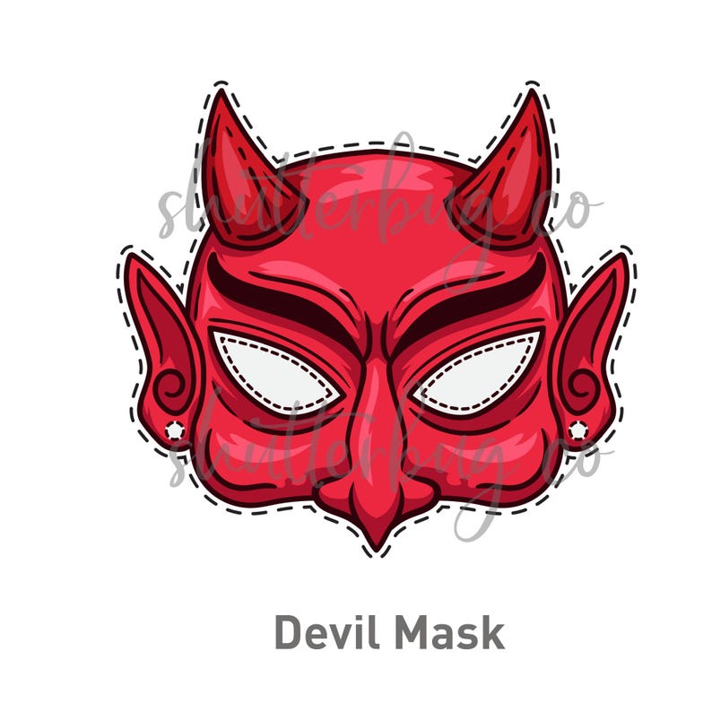 Halloween Masks, Printable Masks, Monster Masks, Halloween Costume