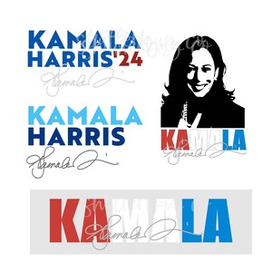 Kamala Harris, Political Bundle, Harris for President, Patriotic, Democratic, Election 2024, Sublimation PNG for Shirts