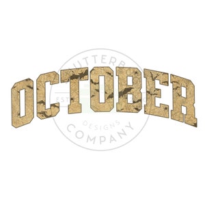 PNG di ottobre, Design camicia di Halloween, PNG di Halloween, Grunge, Creepy, Goth, Sublimazioni di stampa digitale, Download istantaneo, PNG per camicie