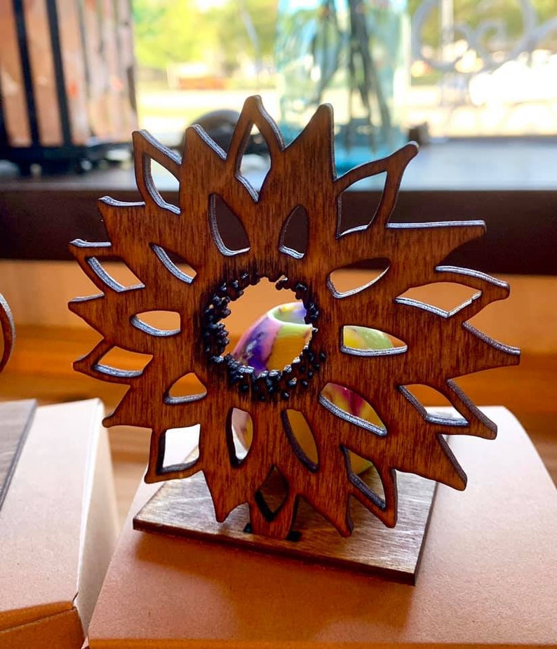 Download Mini Sunflower Shadow Candle Laser Cut File SVG | Etsy Mini Sunflower Shadow Candle Laser Cut File SVG | Etsy