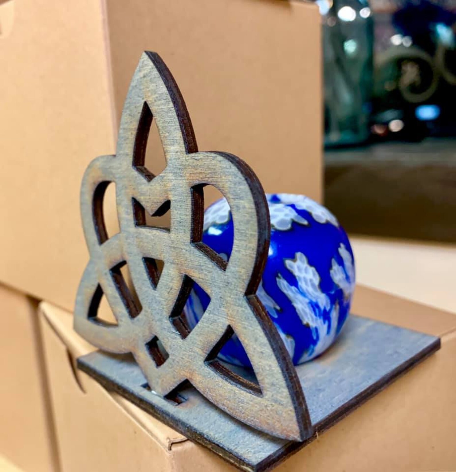 Mini Celtic Shadow Candle Laser Cut File SVG Etsy