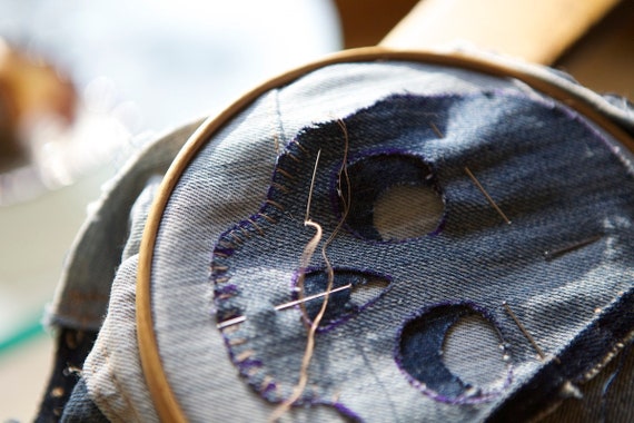 Denim DIY: How to Sew on Patches 