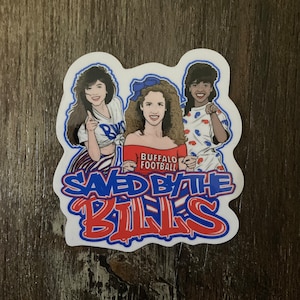 Saved By The Bell Buffalo Football 2.75in Sticker