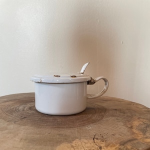 Small Enamel pot, storage, kitchen Decoration