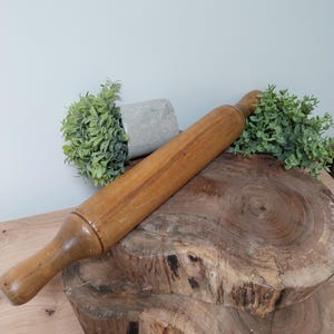 Large french vintage wooden rolling pin, Rolling Pin, Kitchen, Kitchen Decoration, Country Kitchen