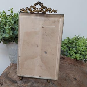 Large vintage French bevelled picture frame, bevelled frames, pictures frames, home decoration