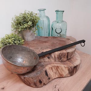 Copper Plated Pan, Copper Spoon, Large Spoon, Kitchen, Kitchen Decoration
