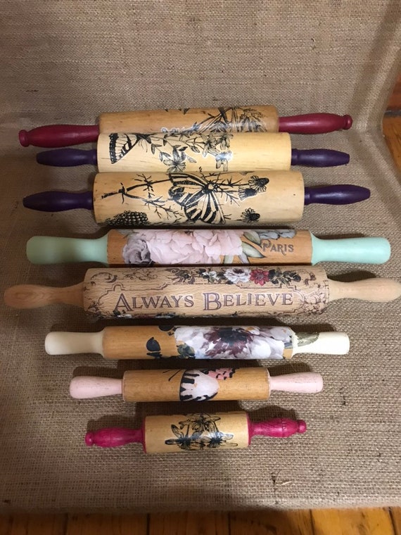 Decorative rolling pins Etsy