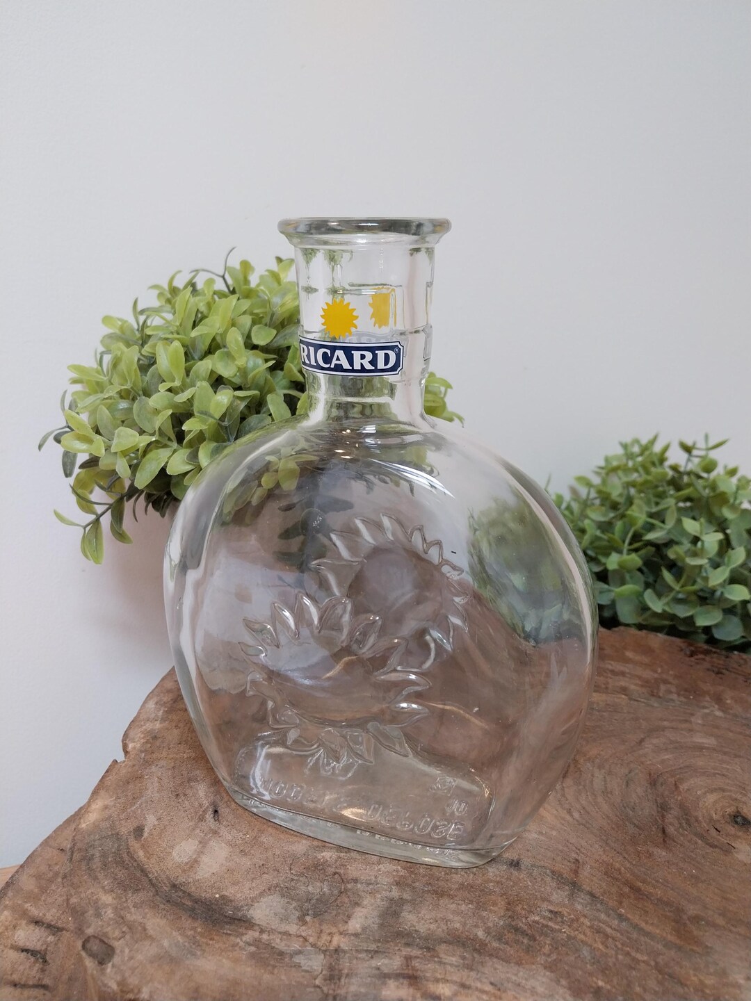 French Ricard Glass Bottle Carafe, Ricard, French Bottles, French ...