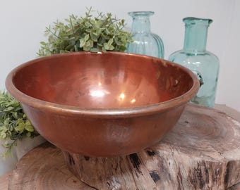 Vintage Copper Bowl, Copper, Kitchen, Kitchen Decoration