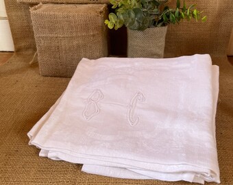 Set of 4 french linen napkins, napkins, table decoration