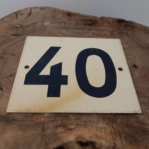 French enamel house number plaque Number 436, Enamel House Plaque, Number Plaque, French House Number