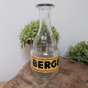 Berger glass bottle carafe, Berger, Bottles, Carafe