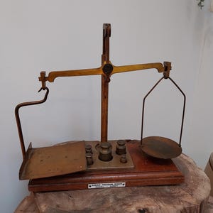 Antique English post office scales, Scales, Office Decoration