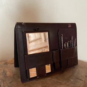 Vintage Franse toilettafel, wastafel, badkamer, verzamelobject