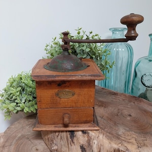 Vintage French Coffee Grinder by Peugeot Brothers, Coffee Mills, Kitchen Decoration