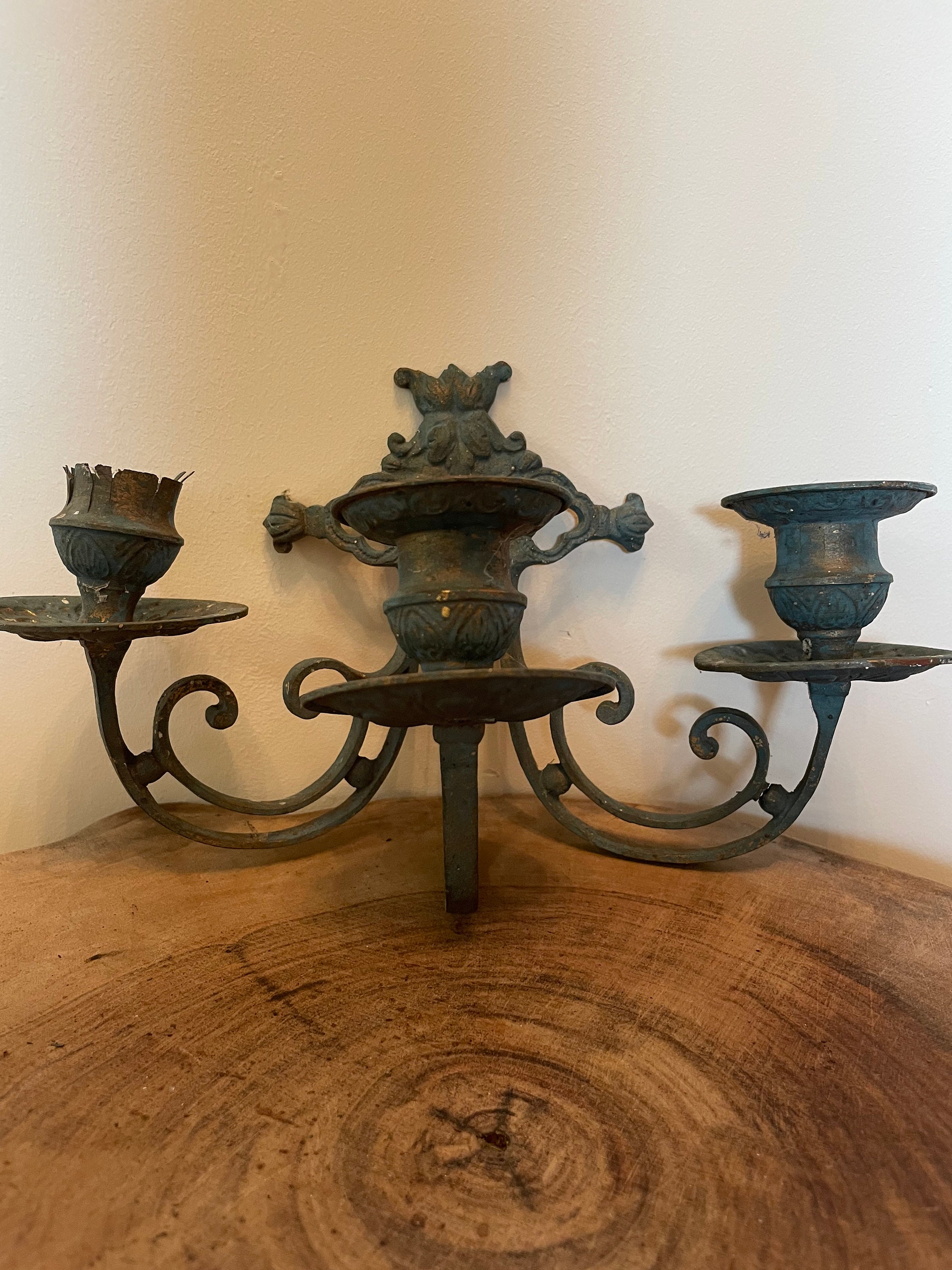 Vintage Wall Candle Holders Candles Wall Decoration Etsy