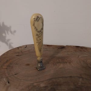 sello de carta francés antiguo, sello de carta, material de oficina