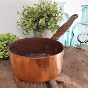 Vintage Small Copper Saucepan, Copper Saucepan, Kitchen, Kitchen Decoration