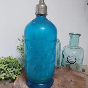 Vintage French Soda Syphon, Soda Syphon, Collectable Glass Bottle