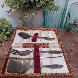 Vintage Childrens Cutlery Set, Cutlery Set, Knife and Fork, Cutlery