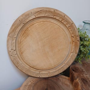 Antieke Engelse platanenbroodplank, vleeswarenplanken, kaasplanken, keukendecoratie 30 cm