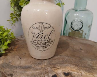 Vintage Stoneware Virol - the ideal food bottle