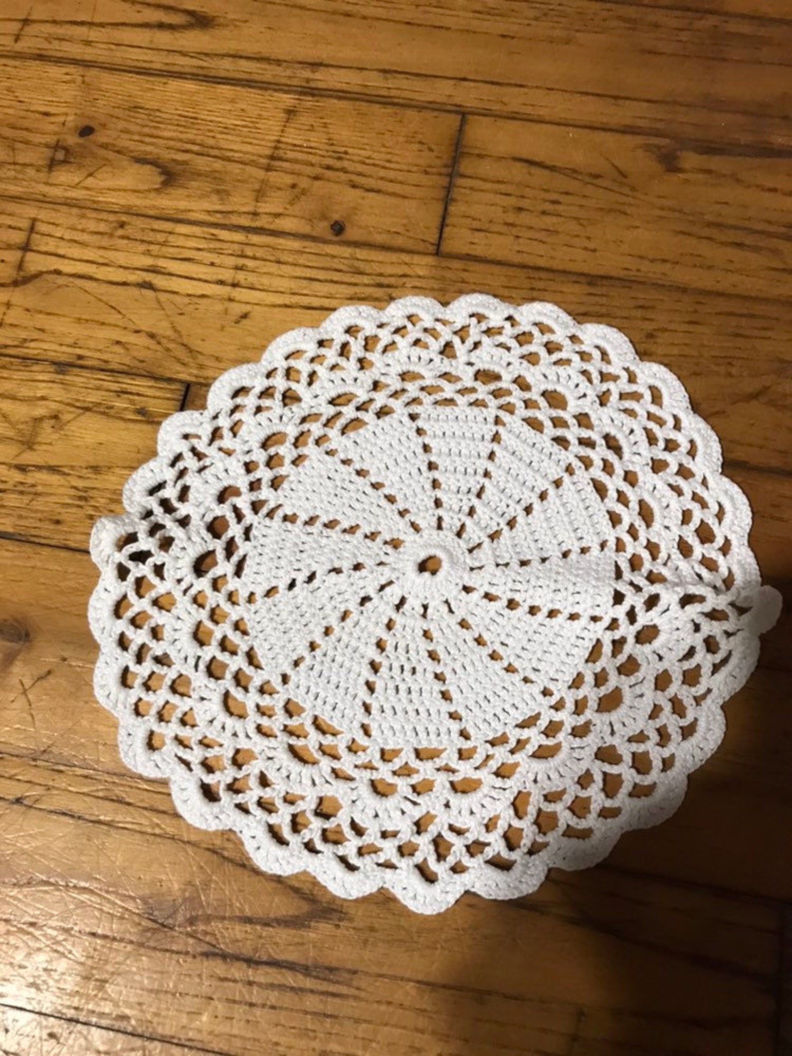 Handmade crochet table decor Etsy