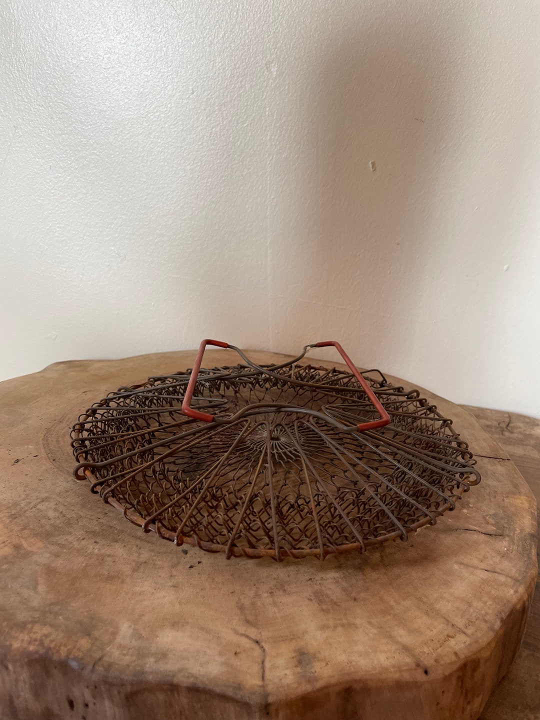 Vintage French Wire Egg Basket Egg Basket Egg Storage Etsy