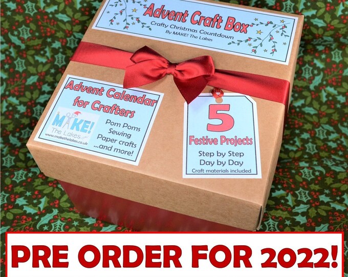 PRE ORDER Craft Advent Calendar for Crafters Advent Craft Etsy