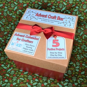 PRE ORDER Craft Advent Calendar for Crafters - Advent Craft Box 2025 - Christmas Crafting Calendar - 24 day Alternate Advent Calendar