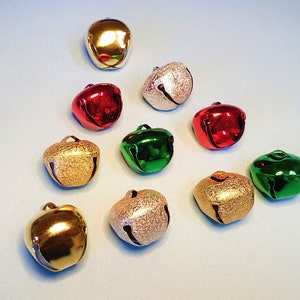 100 Craft Small Bell ,Gold, 16mm 25mm 30mm 35mm for Christmas