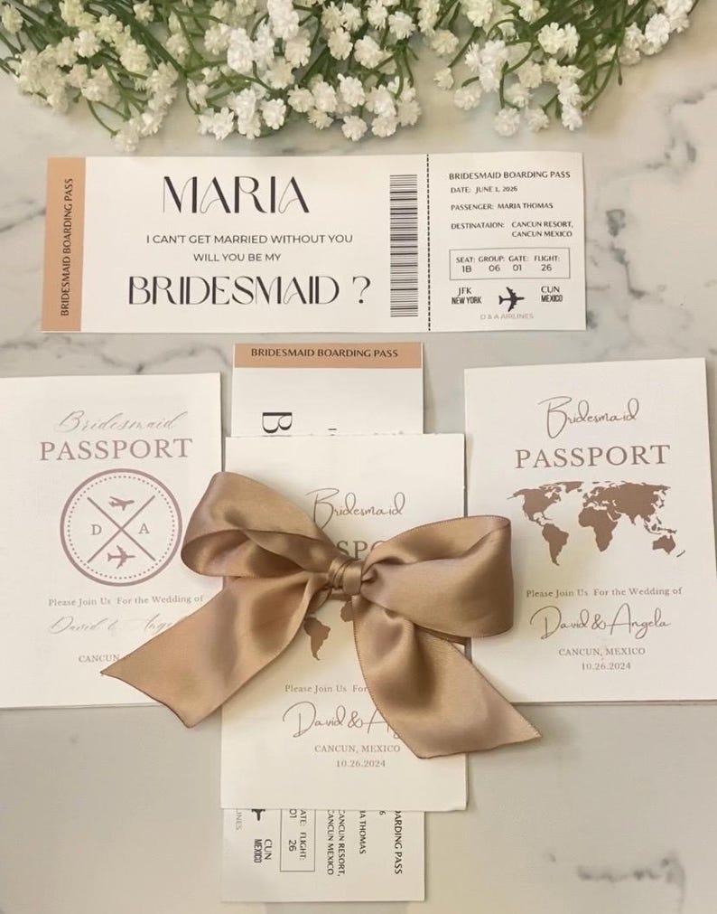 bridesmaids proposal template, will you be my bridesmaid template