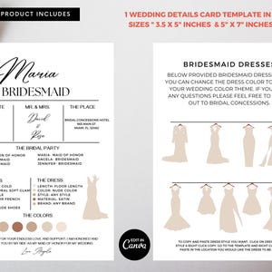 Modello di carta d'imbarco e passaporto per la proposta di matrimonio della damigella d'onore (download digitale) immagine 5