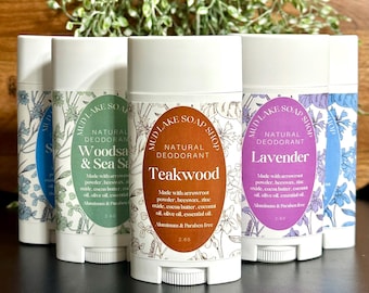 Natural Deodorant - Various Scents