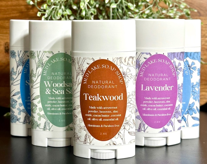 Natural Deodorant - Various Scents