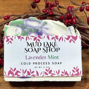 Lavender Mint Soap Calming, Fresh & Natural