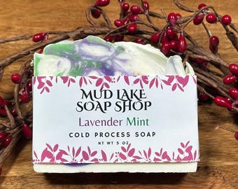 Lavender Mint Soap Calming, Fresh & Natural