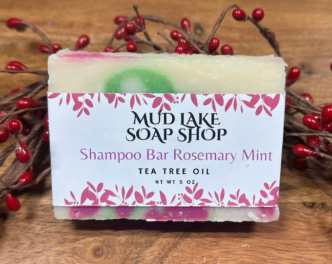 Shampoo Bar Natural, Nourishing & Gentle - Various Scents