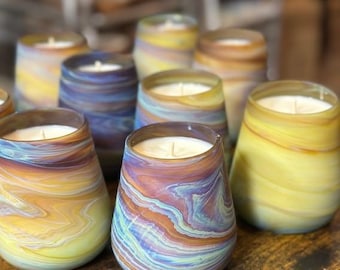 Phoenician Glass Candle -Various Scents