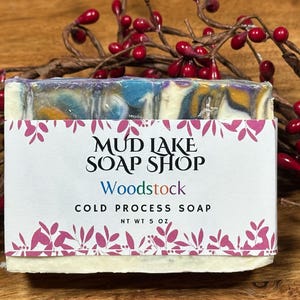 Woodstock Soap — Groovy Colors, Unisex Scent & a Shop Best Seller